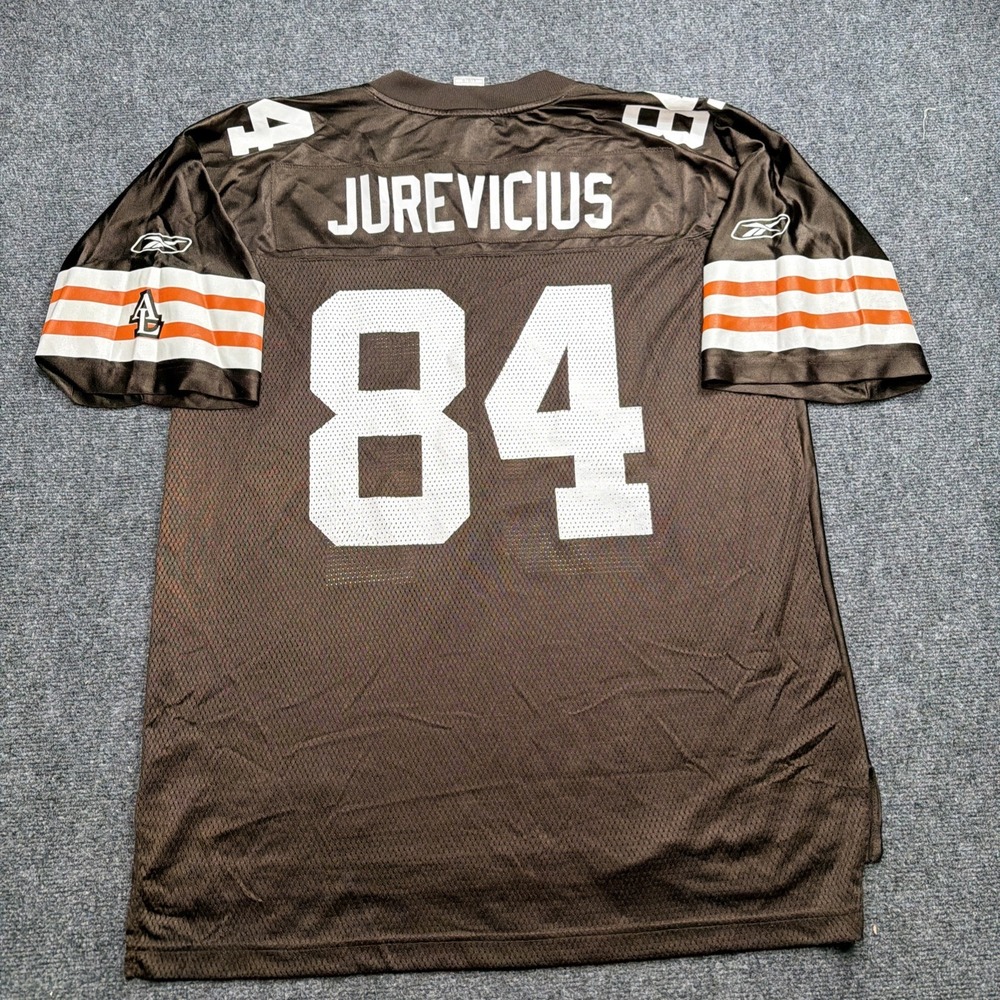 VTG Cleveland Browns Football Jersey Men Large NFL Reebok Joe Jurevicius 84 Rare